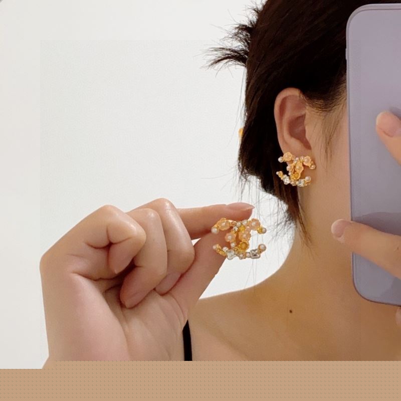 Ch*el earrings